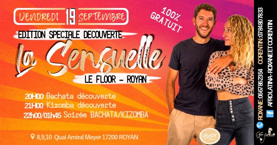 Vendredi 19 Septembre – 20h – La Sensuelle Edition Spéciale découverte